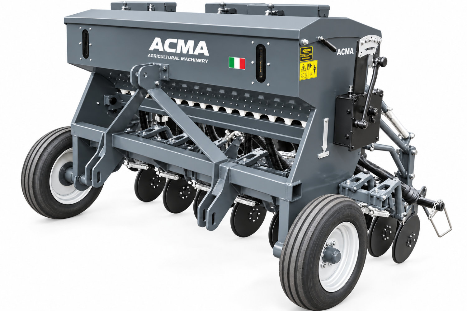 UNIVERSAL SEED DRILL 2 ROWS for small tractors